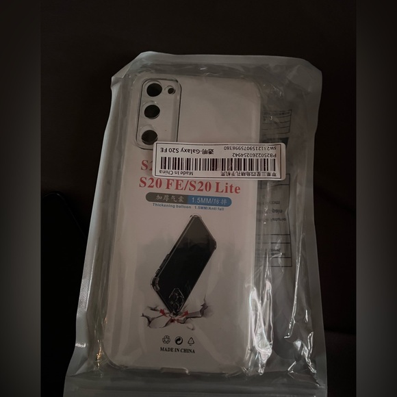 Samsung Galaxy S20 FE/S20 Lite Protective White Case